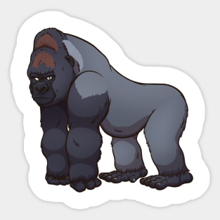 Silverback Gorilla Sticker